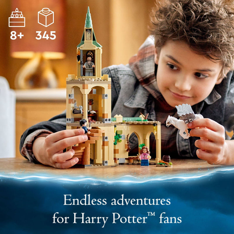 Lego Harry Potter Hogwarts Courtyard: Sirius’s Rescue 76401 Building Toy Set from Prisoner of Azkaban Movie Featuring Hermione Granger and Sirius Black for Kids, Girls, and Boys Ages 8+ (345 Pieces)