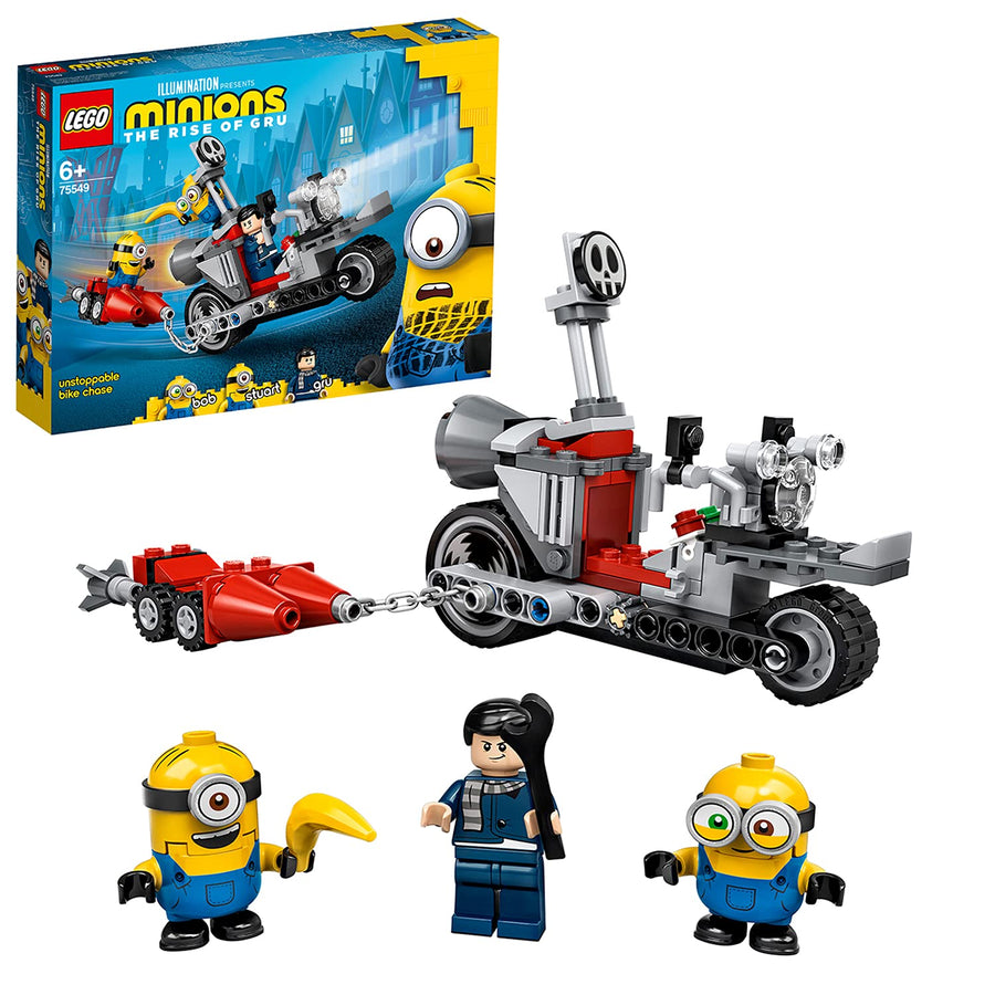 LEGO Minions Unstoppable Bike Chase Construction Toy 75549 – Retired & Sealed