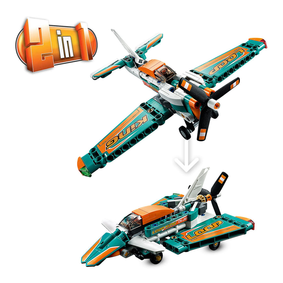 LEGO Technic Race Plane Toy to Jet Aeroplane 2 in 1 42117 – Retired & Sealed