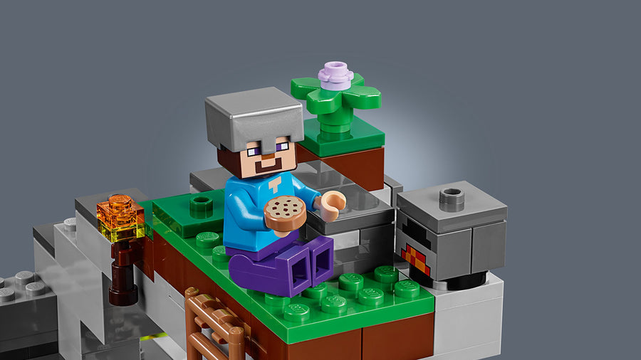 LEGO Minecraft Zombiehöhle Beliebtes, Kinder 21141 – Retired & Sealed