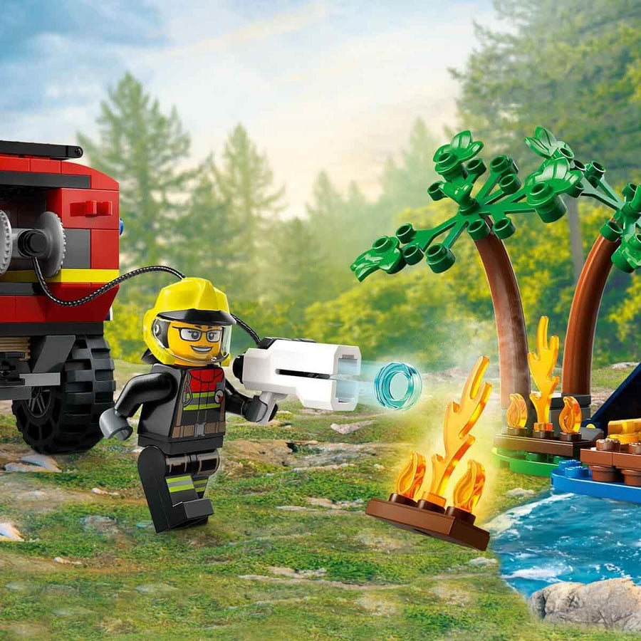 LEGO City 4x4 Fire Engine with Rescue Boat 60412 – Retired & Sealed