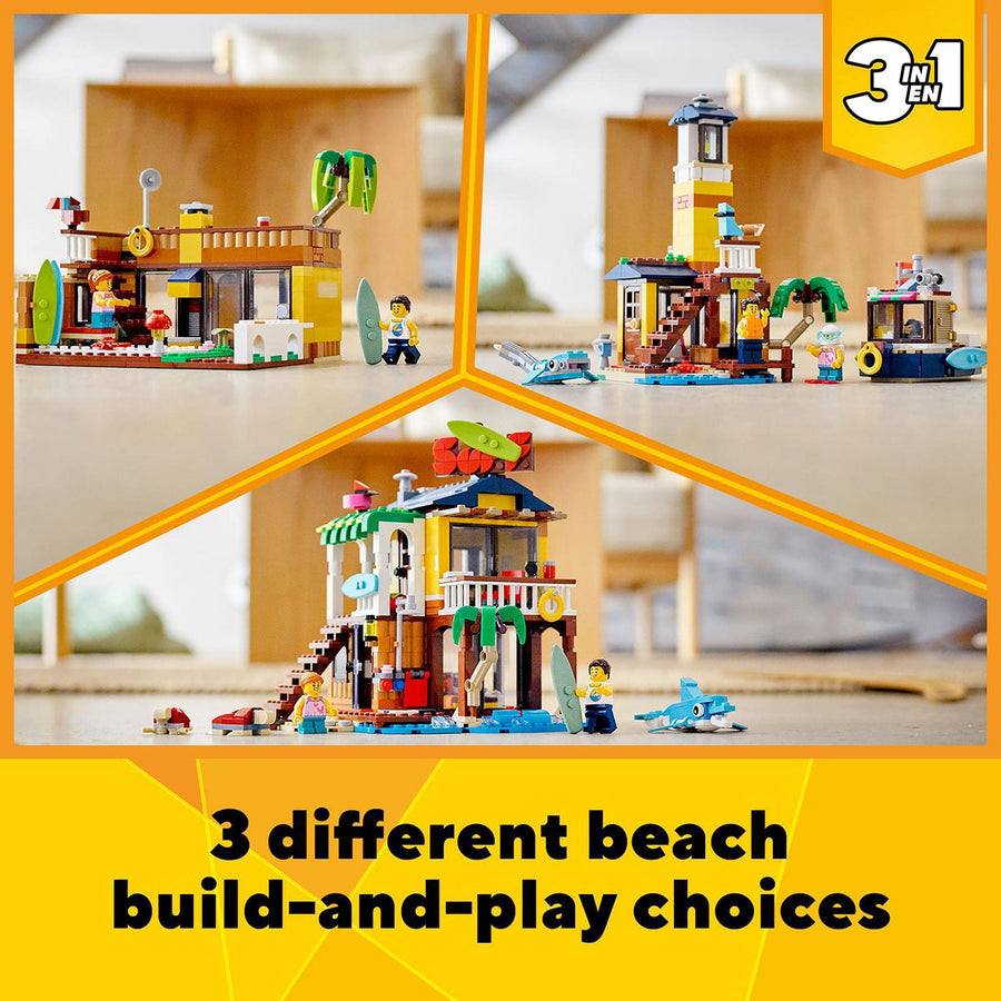 LEGO Creator 3 in 1 Surfer Beach House 31118 – Retired & Sealed