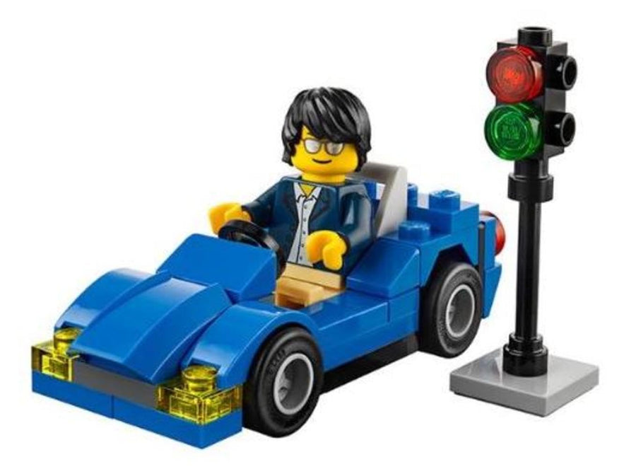 LEGO City Blue Car 30349 – Retired & Sealed
