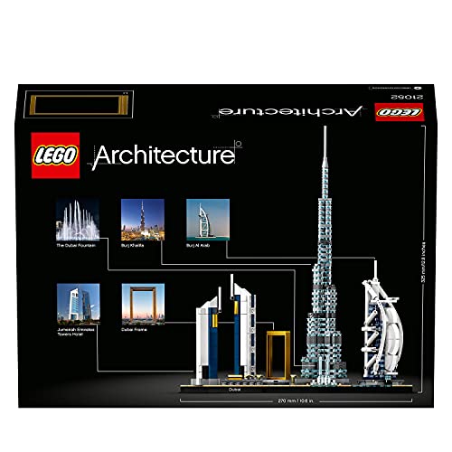 LEGO 21052 Architecture Dubai Skyline Collection Construction Kit for Teenagers and Adults