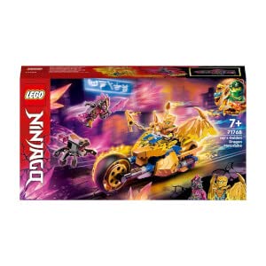 LEGO NINJAGO Jay's Golden Dragon Set, Toy Motorbike 71768 – Retired & Sealed