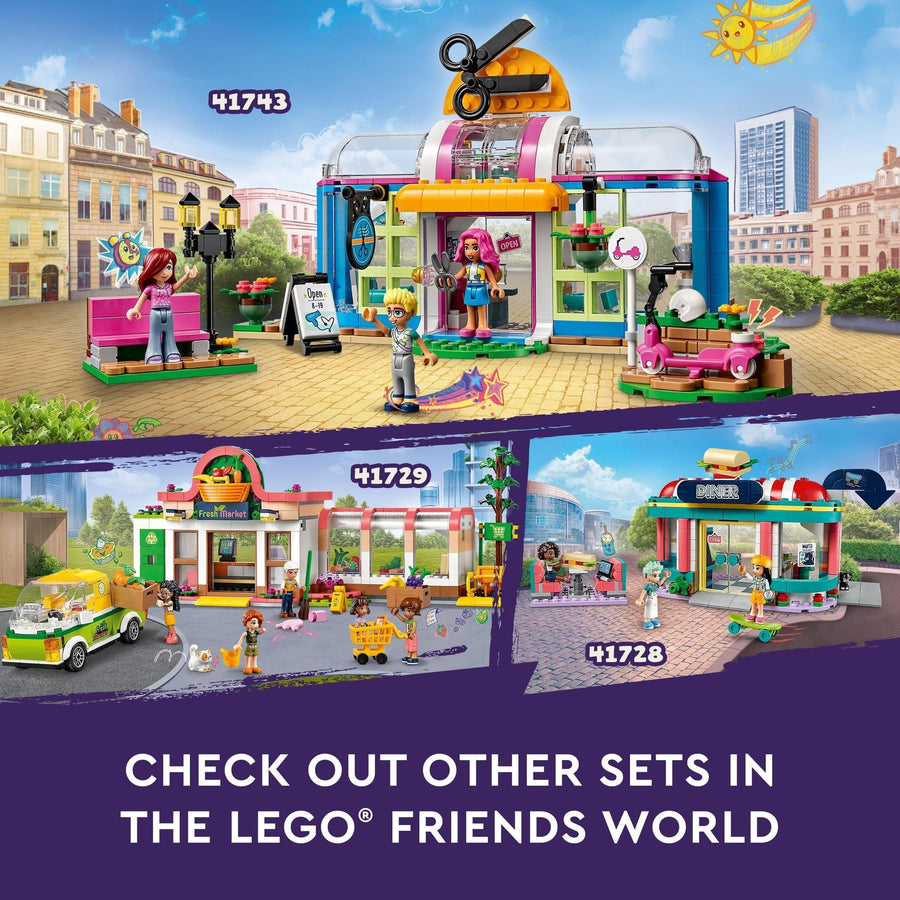 LEGO Friends Hair Salon, Toy Hairdressing Set with 41743 – Retired & Sealed