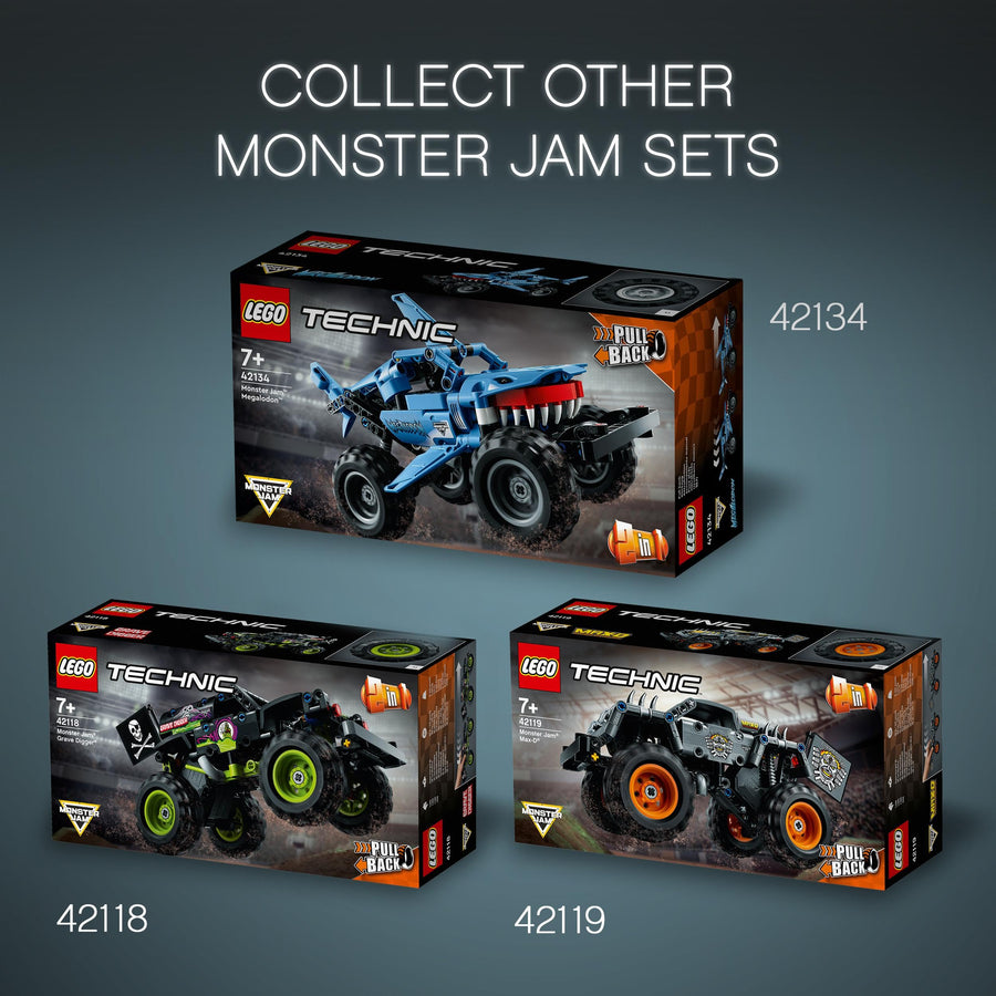 LEGO Technic Monster Jam El Toro Loco 2 in 1 Pull Back 42135 – Retired & Sealed