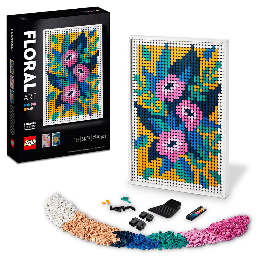 LEGO Art Blumenkunst, 3-in-1 Blumen Dekorationsset, 31207 – Retired & Sealed