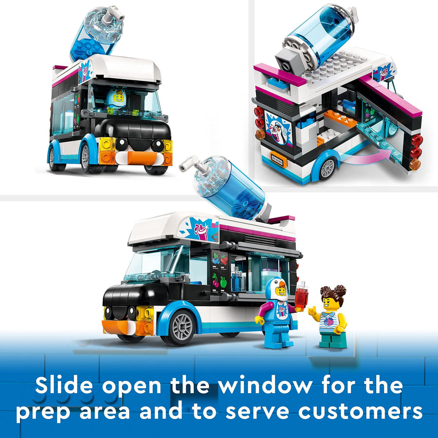 LEGO City Penguin Slushy Van, Truck Toy for 5 Plus 60384 – Retired & Sealed
