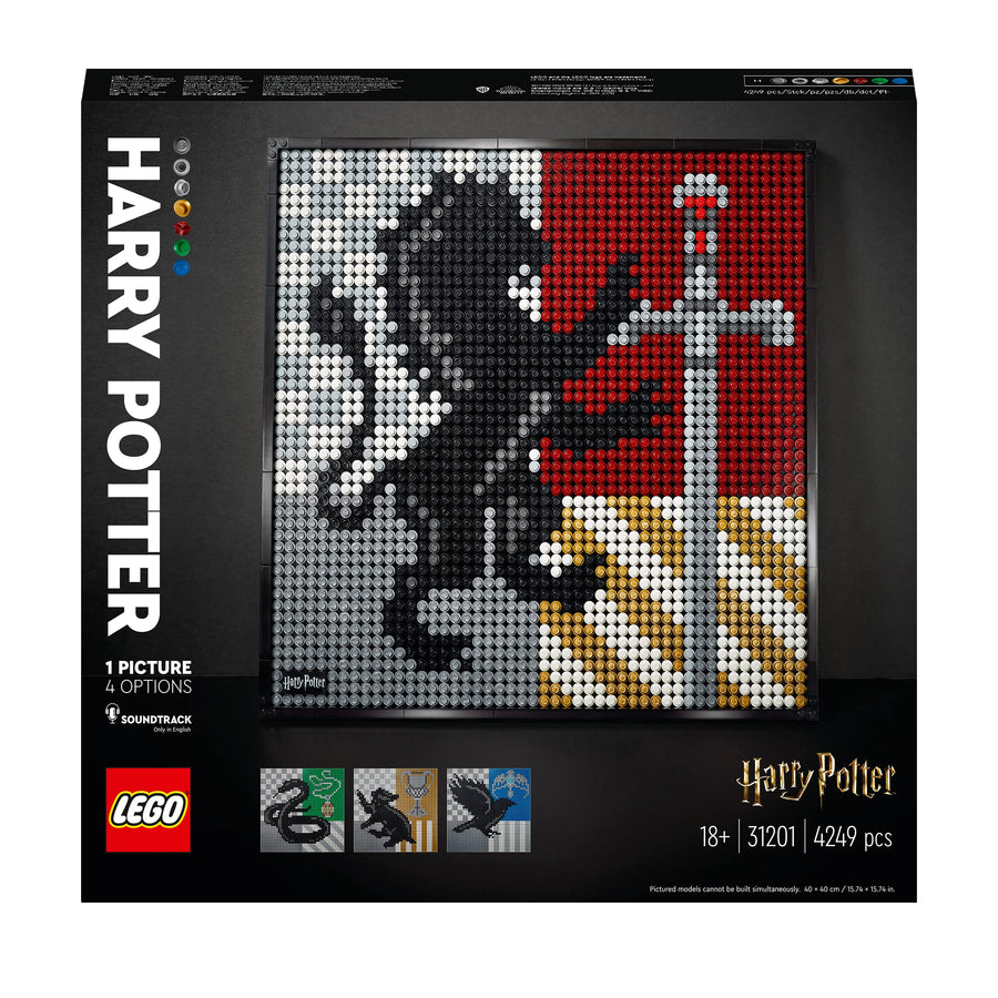 LEGO Harry Potter Hogwarts Crests 31201 – Retired & Sealed