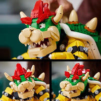LEGO 71411 71411 Super Mario The Mighty Bowser, 3D Model Building Kit, Collectible Posable Character Figure with Battle Platform, Memorabilia Gift Idea sealed box view 4