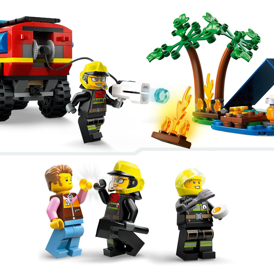LEGO City 4x4 Fire Engine with Rescue Boat 60412 – Retired & Sealed