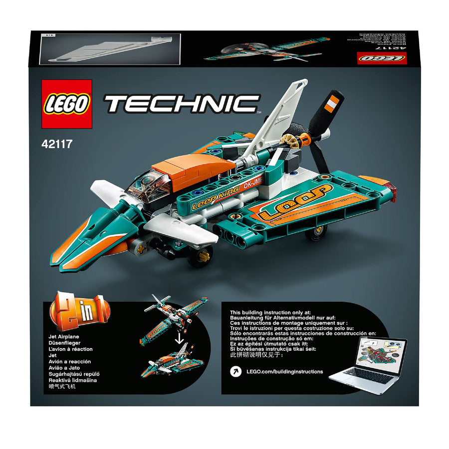 LEGO Technic Race Plane Toy to Jet Aeroplane 2 in 1 42117 – Retired & Sealed