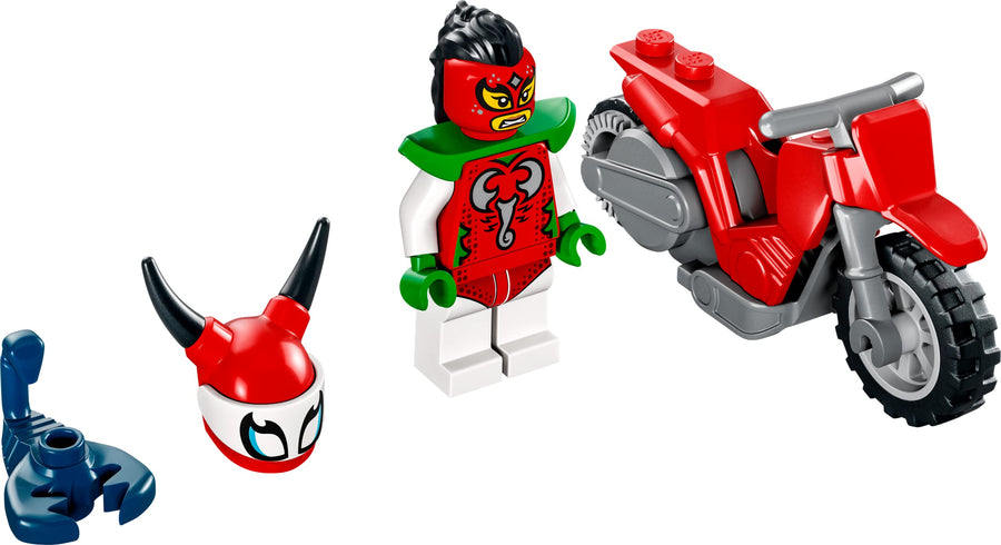 LEGO City Stuntz Reckless Scorpion Stunt Bike Set with 60332 – Retired & Sealed