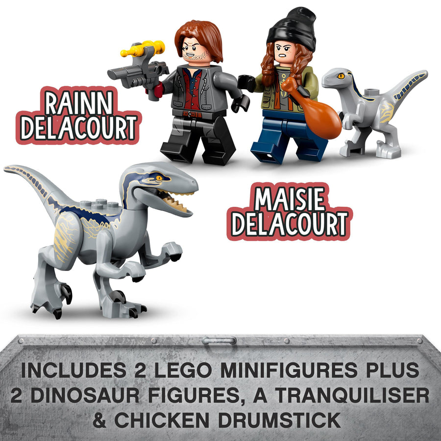 LEGO Jurassic World Blue and Beta Velociraptor Capture 76946 – Retired & Sealed