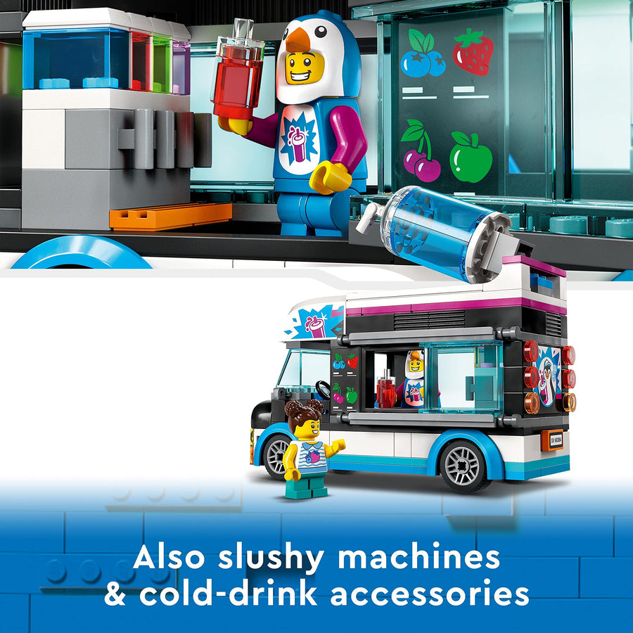 LEGO City Penguin Slushy Van, Truck Toy for 5 Plus 60384 – Retired & Sealed