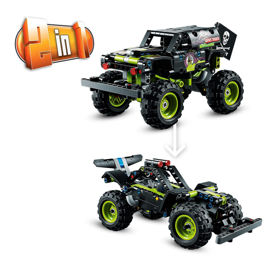 LEGO Technic Monster Jam Grave Digger Truck Toy to 42118 – Retired & Sealed