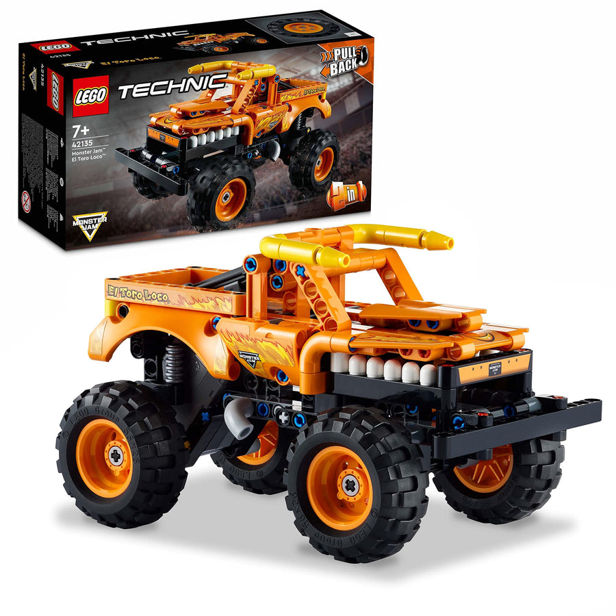 LEGO Technic Monster Jam El Toro Loco 2 in 1 Pull Back 42135 – Retired & Sealed