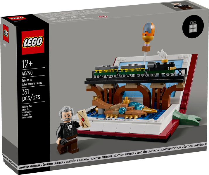 LEGO 40690 Tribute to Jules Verne's Books 40690 sealed box front