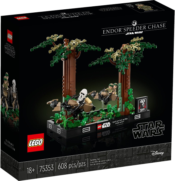 LEGO 75353 Endor Speeder Chase Diorama 75353 sealed box front