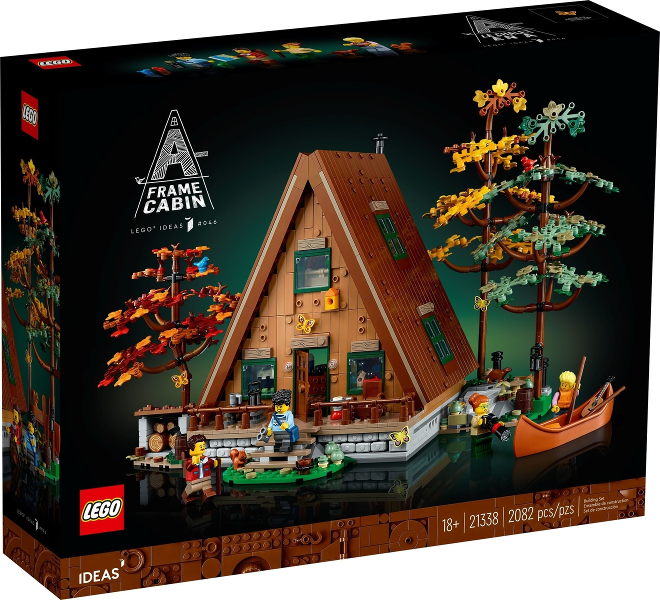 LEGO 21338 A-Frame Cabin 21338 sealed box front