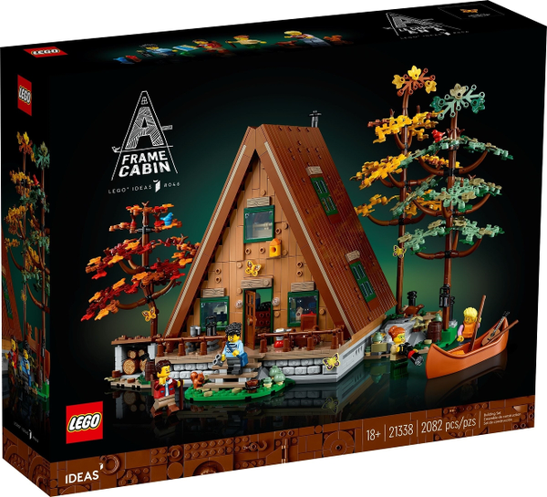 LEGO 21338 A-Frame Cabin 21338 sealed box front