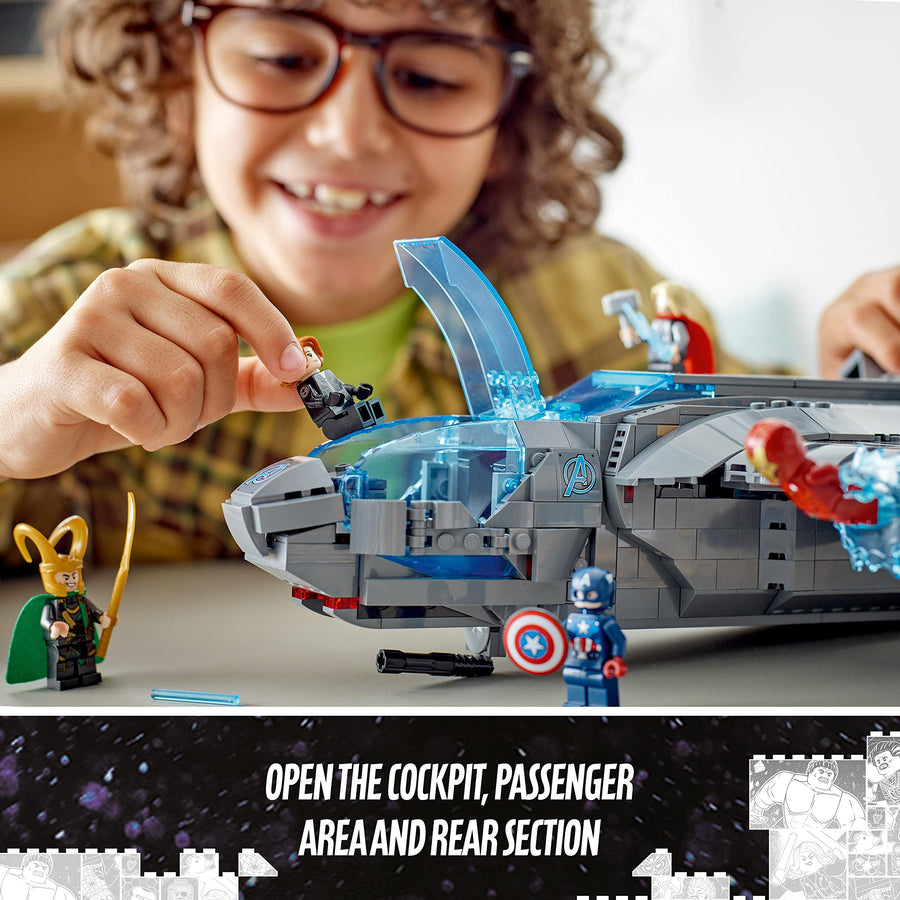 LEGO Marvel The Avengers Quinjet, Spaceship 76248 – Retired & Sealed
