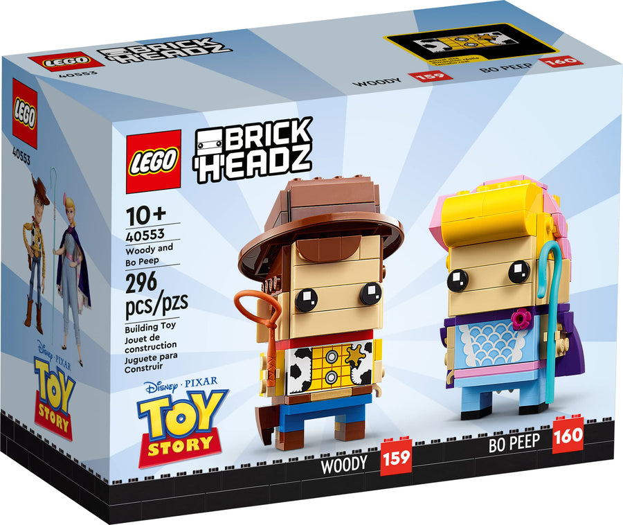LEGO BrickHeadz Woody & Bo Peep 40553 – Retired & Sealed