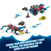 LEGO 71458 DREAMZzz Crocodile Car Toy 2in1 Set, Build a 71458 sealed box view 4