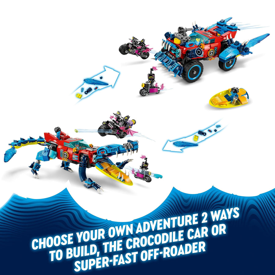 LEGO DREAMZzz Crocodile Car Toy 2in1 Set, Build a 71458 – Retired & Sealed
