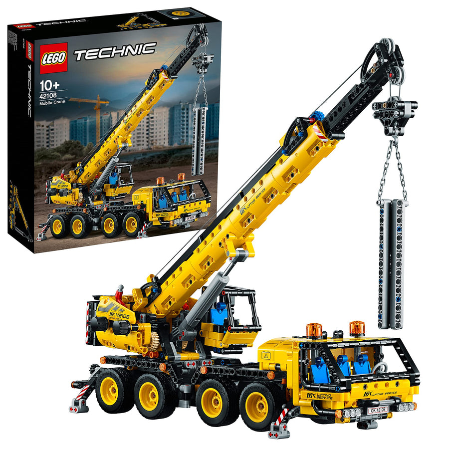 LEGO Technic Mobile Crane Truck Toy, Construction 42108 – Retired & Sealed
