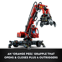 LEGO 42144 Technic Material Handler, Mechanical Model Crane 42144 sealed box view 5