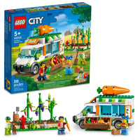LEGO 60345 City Farmers Market Van, Toy Farm Shop with Food 60345 sealed box view 3