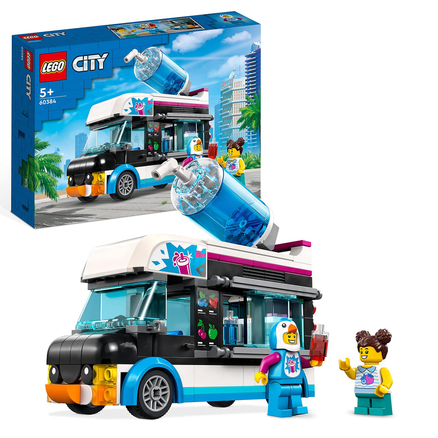 LEGO City Penguin Slushy Van, Truck Toy for 5 Plus 60384 – Retired & Sealed