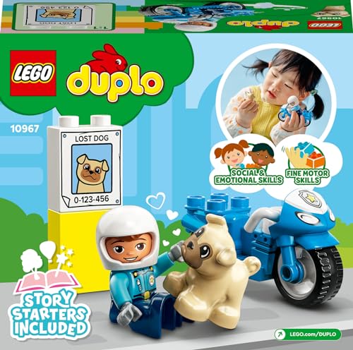 LEGO DUPLO Polizeimotorrad, Polizei 10967 – Retired & Sealed