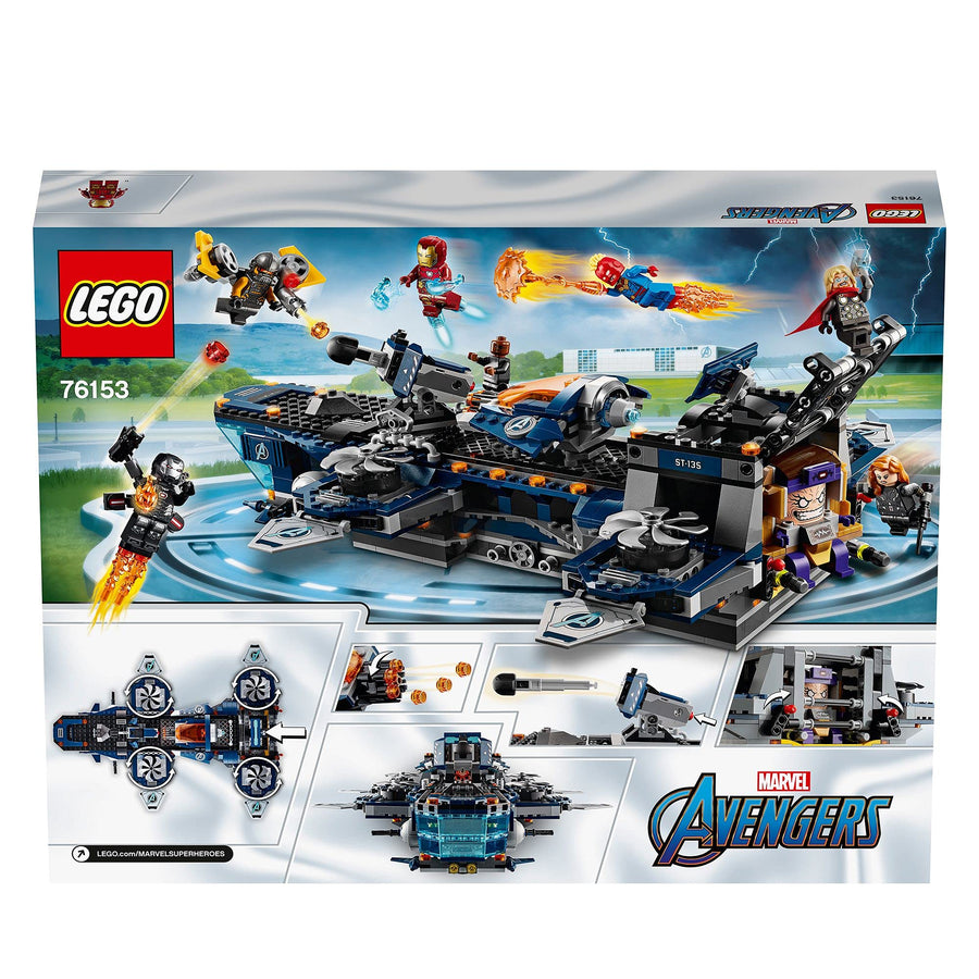 LEGO Marvel Avengers Helicarrier Toy with Iron Man, 76153 – Retired & Sealed