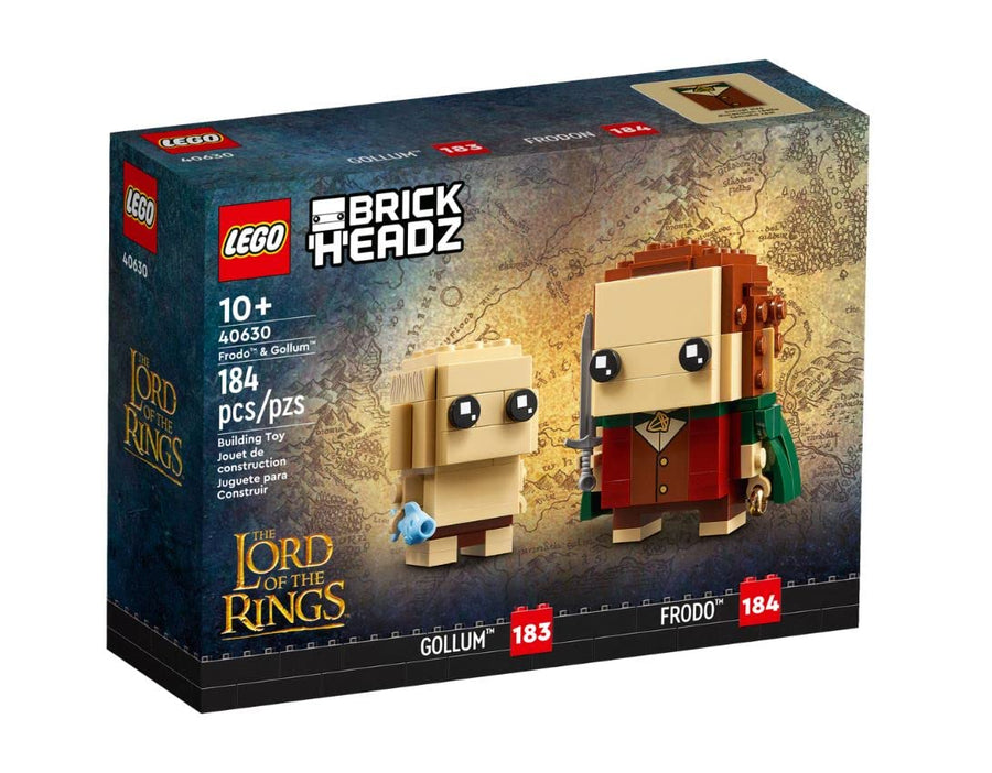 LEGO BrickHeadz Frodo & Gollum 40630 – Retired & Sealed