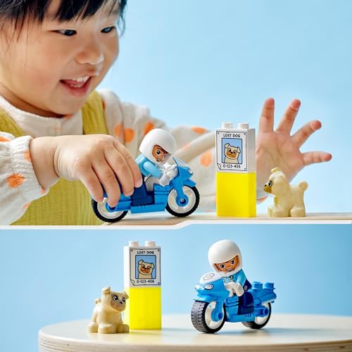 LEGO DUPLO Polizeimotorrad, Polizei 10967 – Retired & Sealed