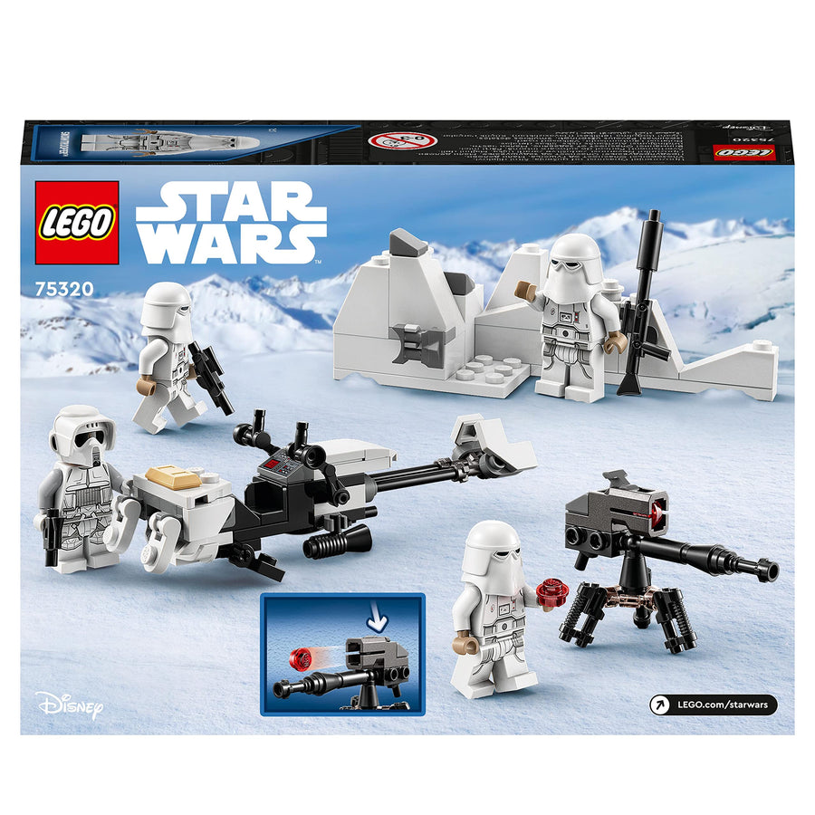 LEGO Star Wars Snowtrooper Battle Pack Set with 4 75320 – Retired & Sealed