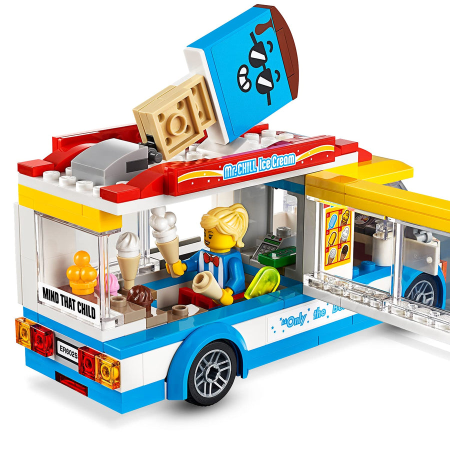 LEGO City Great Vehicles Ice Cream Van Truck Toy with 60253 – Retired & Sealed