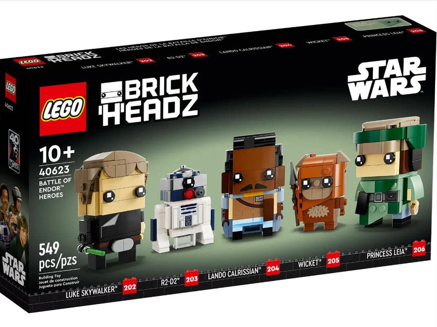 LEGO Star Wars Brickheadz Heroes of the Battle of Endor 40623 – Retired & Sealed