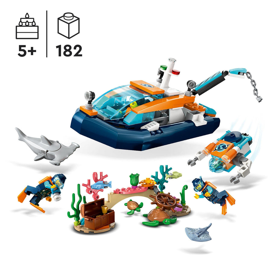 LEGO City Meeresforscher-Boot 60377 – Retired & Sealed