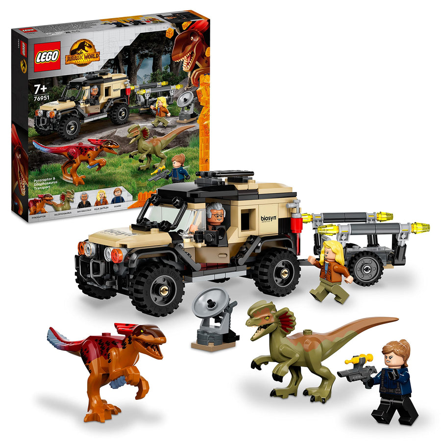 LEGO Jurassic World Pyroraptor & Dilophosaurus 76951 – Retired & Sealed