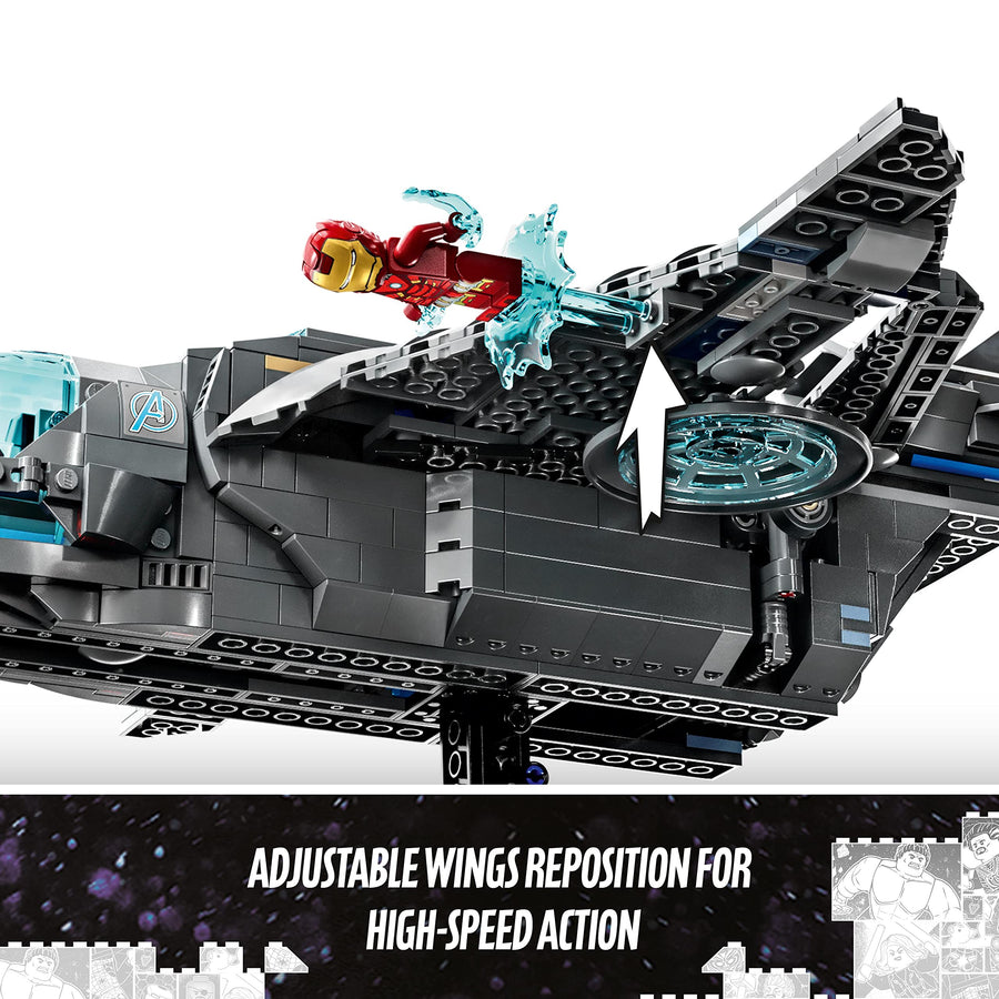 LEGO Marvel The Avengers Quinjet, Spaceship 76248 – Retired & Sealed