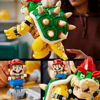 LEGO 71411 71411 Super Mario The Mighty Bowser, 3D Model Building Kit, Collectible Posable Character Figure with Battle Platform, Memorabilia Gift Idea sealed box view 5