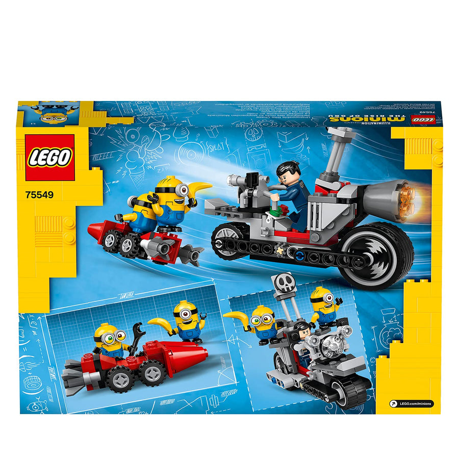 LEGO Minions Unstoppable Bike Chase Construction Toy 75549 – Retired & Sealed