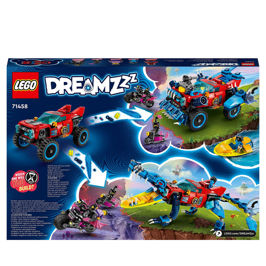 LEGO DREAMZzz Crocodile Car Toy 2in1 Set, Build a 71458 – Retired & Sealed