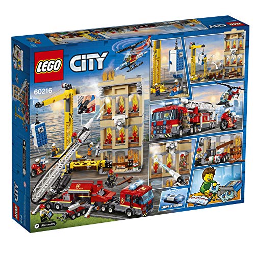 LEGO City Fire Brigade Downtown Fire Brigade light & 60216 – Retired & Sealed