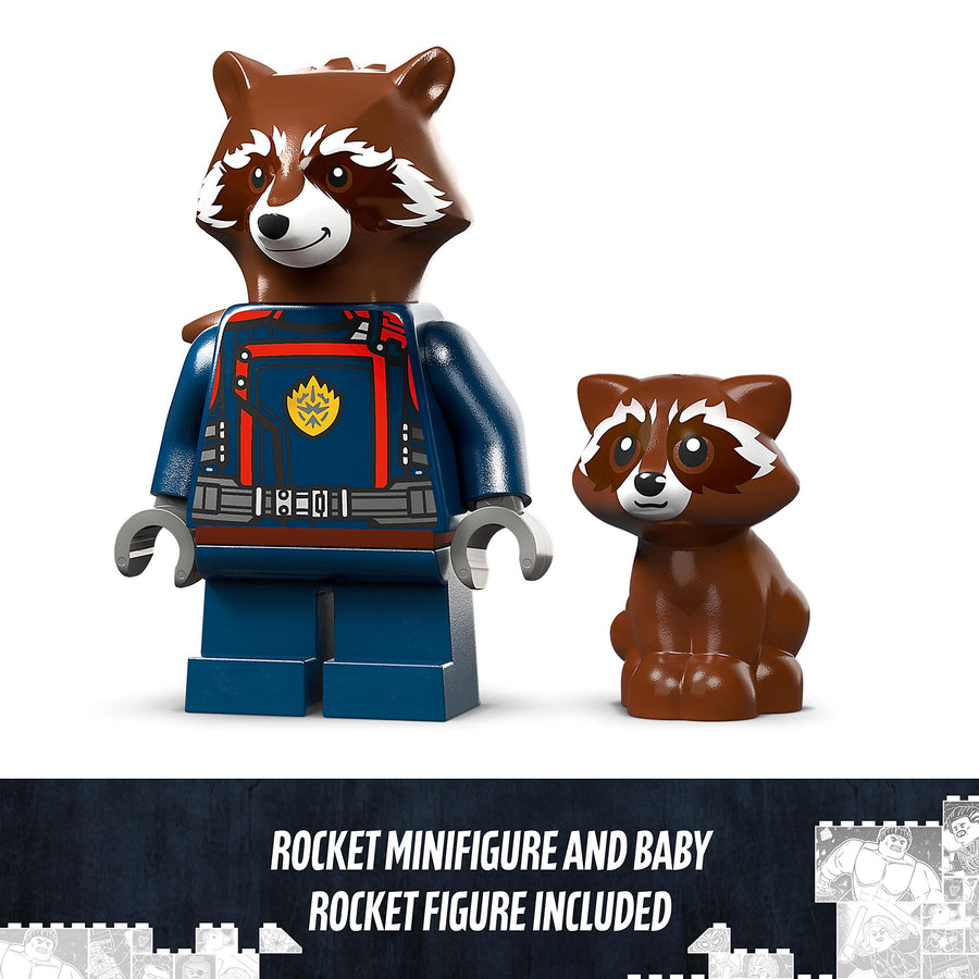 LEGO Marvel Baby Rocket's Ship Set, Guardians of the 76254 – Retired & Sealed