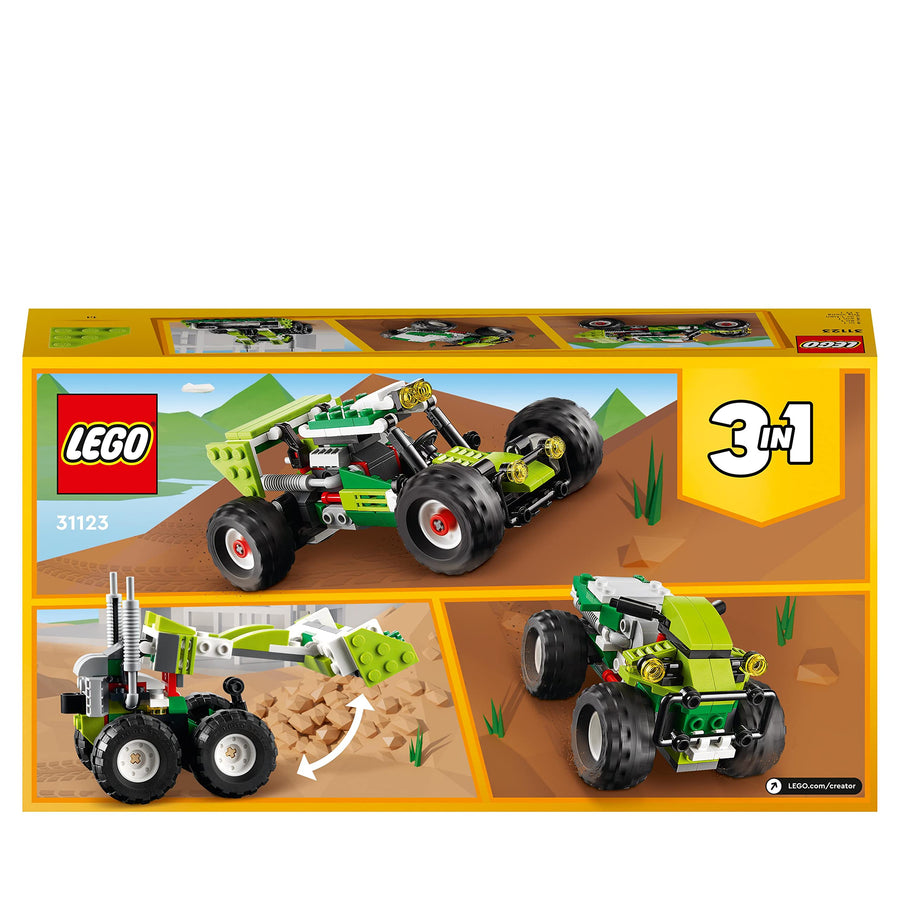 LEGO Creator 3in1 Off-road Buggy to Skid Loader Digger 31123 – Retired & Sealed